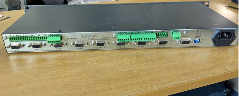 Kramer 4x4 VGA/UXGA Audio Matrix Switcher