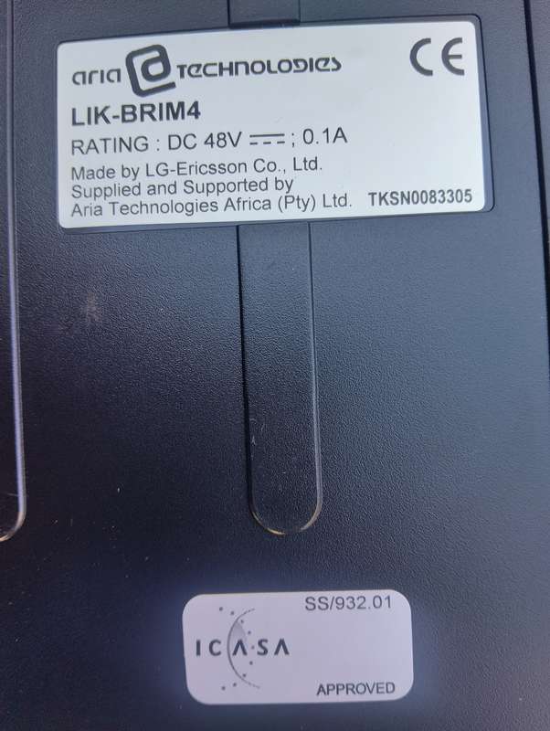 LG Ericsson iPECS BRIM4 Basic Rate Gateway Module