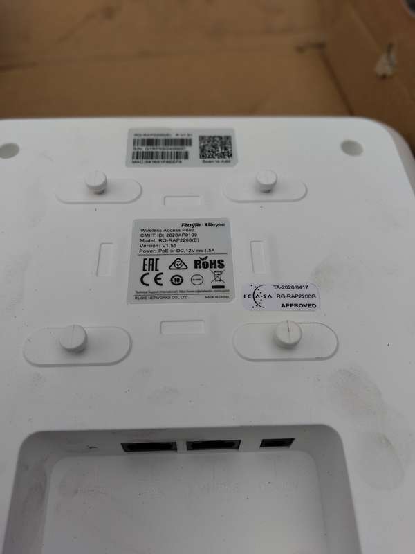 Ruijie Reyee RG-RAP2200(F) AC1300 Dual Band Ceiling Mount WiFi Access Point