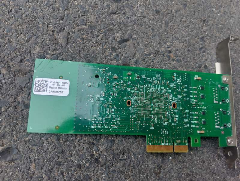 Dell Dual Port Gigabit Ethernet Pci-e Network Card 01P8D1 (G18758-001)