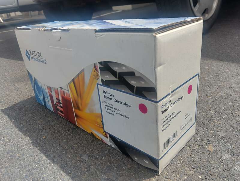 Lexmark Printer Toner Cartridge C5224MX Magenta Compatible for Lexmark C534/524