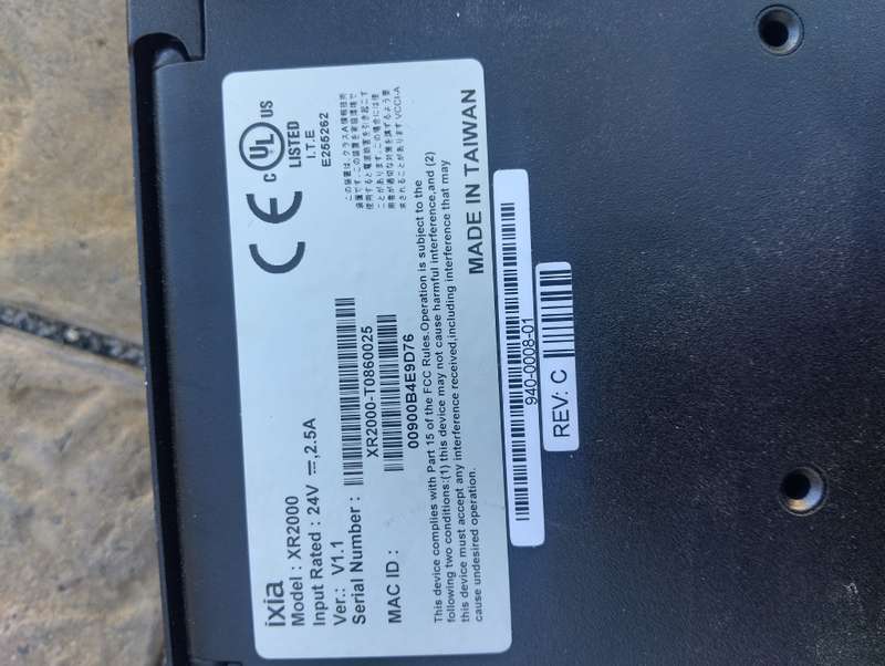 Ixia XR2000 Active Monitoring Hardware Endpoint
