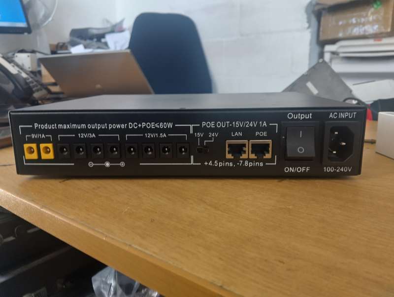 UltraLAN Mini UPS (DC-to-DC 60W) with PoE Output