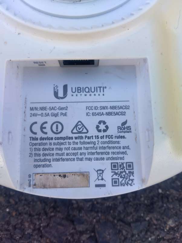 Ubiquiti 5ghz Nanobeam AC Gen2 (NBE-5AC-GEN2)