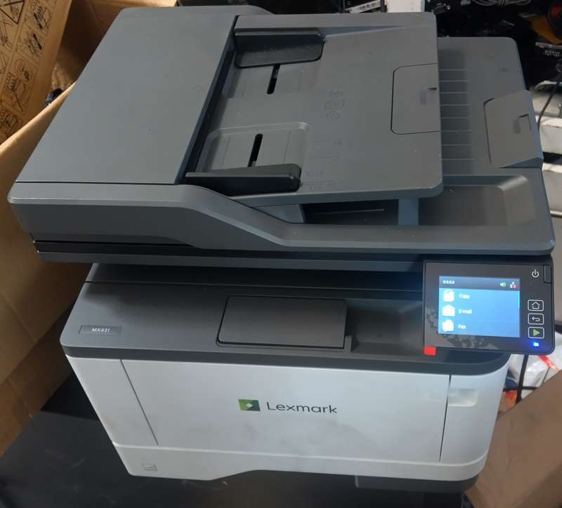 Lexmark MX431 LaserJet Multifunction Printer  A4 Black and White (Low Miliage)