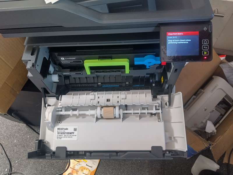 Lexmark MX431 LaserJet Multifunction Printer  A4 Black and White (Low Miliage)