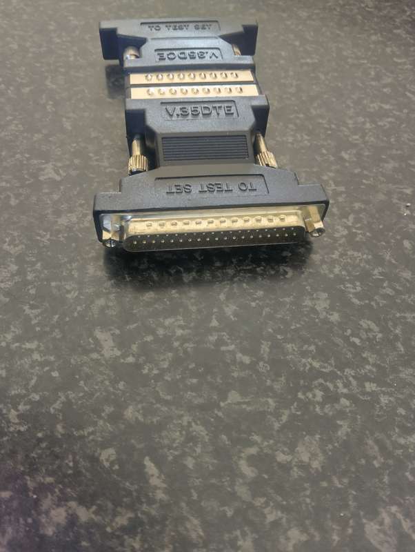 V.35DCE to V.35DTE Sunrise Telecom Datacom Adapter Assembly (SS252C/SS252T)