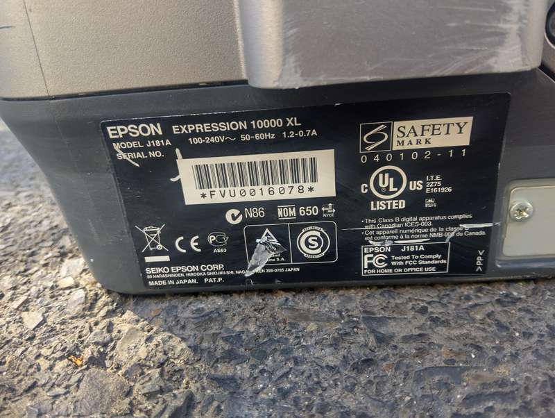 Epson Expression 10000XL Wide-Format Graphic Arts Flatbed Scanner
