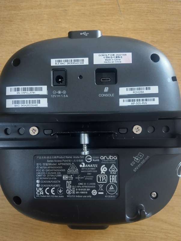 HPE Aruba Networking APIN0505 Access Point 4675A-APIN0504505 (Aruba 500)