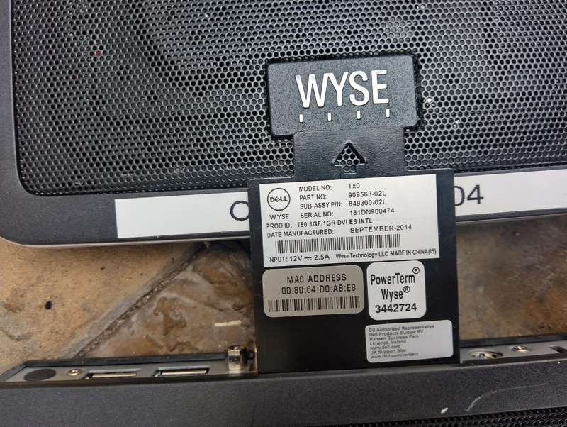 Dell Wyse Tx0 Thin Client T50 1GF/1GR DVI ES INTL (909563-02L)