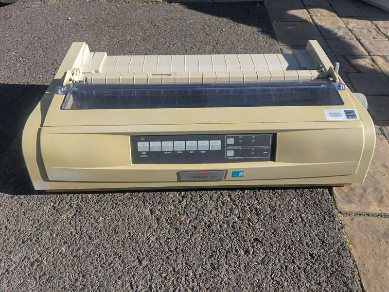 Oki Microline 5521 Wide Dot Matrix 9Pin Printer  (USB + Parallel Interface)