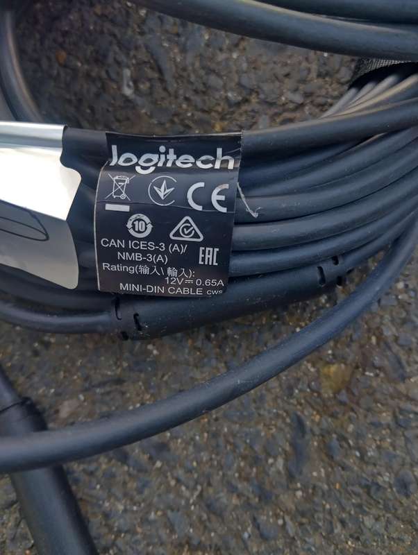 Logitech Mini-Din Data Transfer Cable CWS 10metres