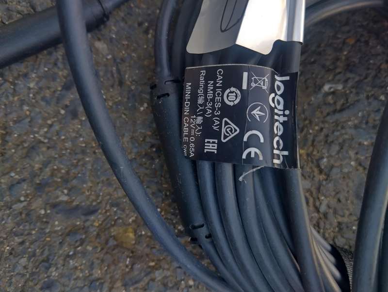 Logitech Mini-Din Data Transfer Cable CWS 10metres