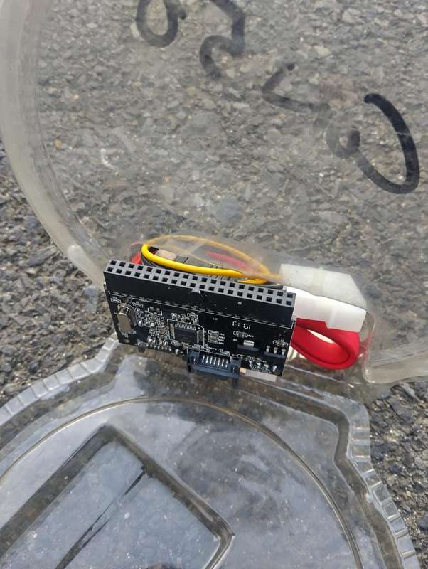 Serial ATA to Parallel ATA Converter | 40pin IDE port | 4pin Power Connector