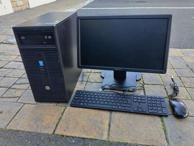 HP 280 G1 MT Business Desktop PC 500g HDD, 16gb RAM, W10, + 19inch Monitor