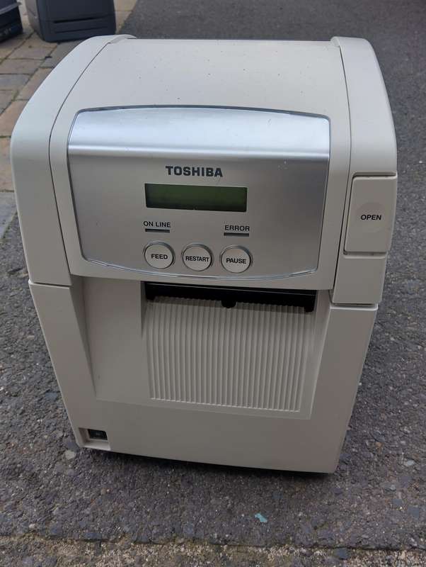 Toshiba B-SA4TM B-SA4TM-GS12-QM-R USB|PARALLEL Thermal Barcode Label Printer