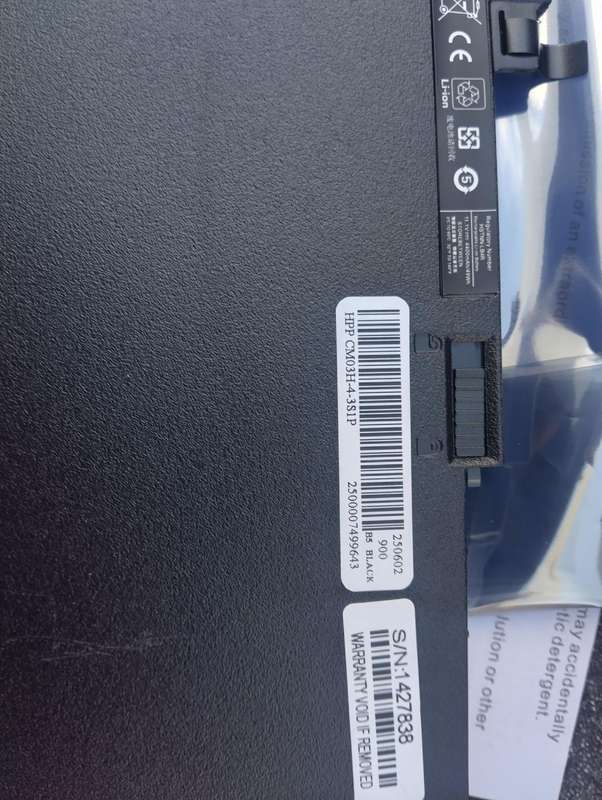 Hp EliteBook 840 CM03H Laptop Battery (HPP CM03H-4-3S1P 11.1V 4400mAh Black)