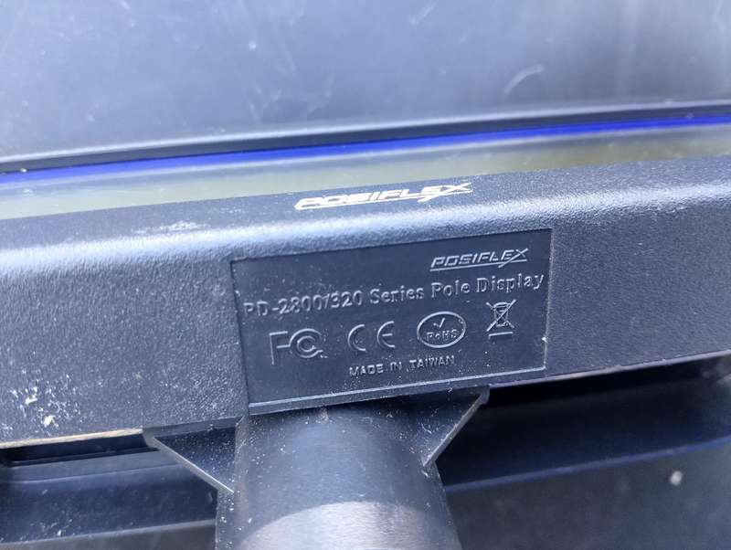Posiflex PD-2800 / 320 Series USB Pole Display