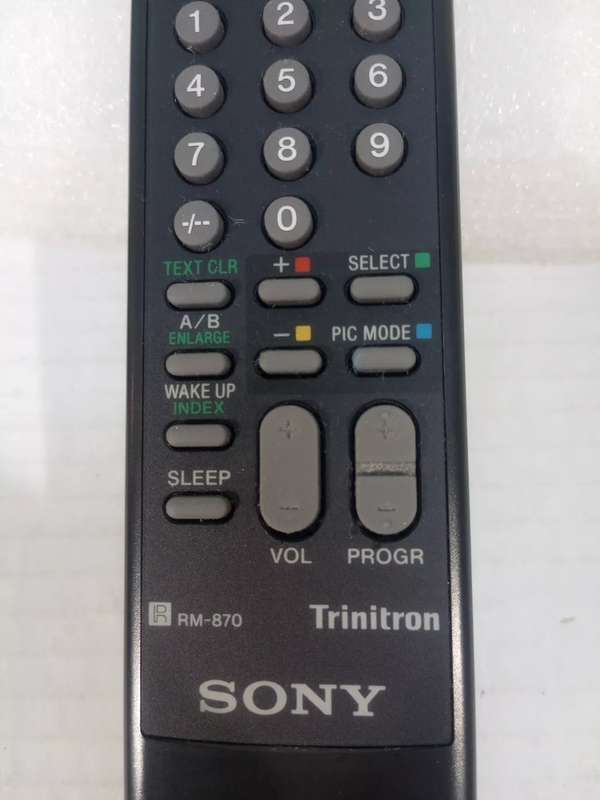Sony Trinitron RM-870 Remote Control for Sony Television