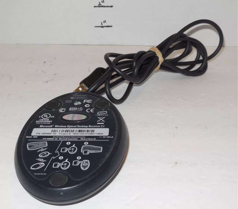 Microsoft Wireless Optical Desktop Receiver 2.1 Model 1028 Replacement