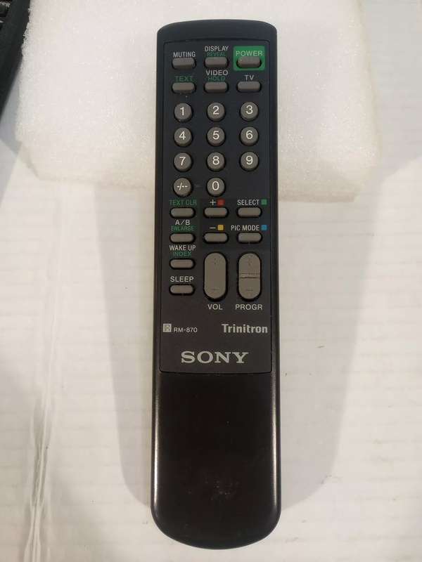 Sony Trinitron RM-870 Remote Control for Sony Television