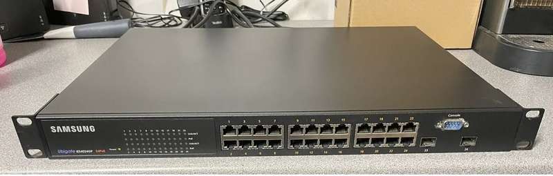 SAMSUNG IES-4024GP/XAR Ubigate iES4024GP Intelligent 24PoE Switch