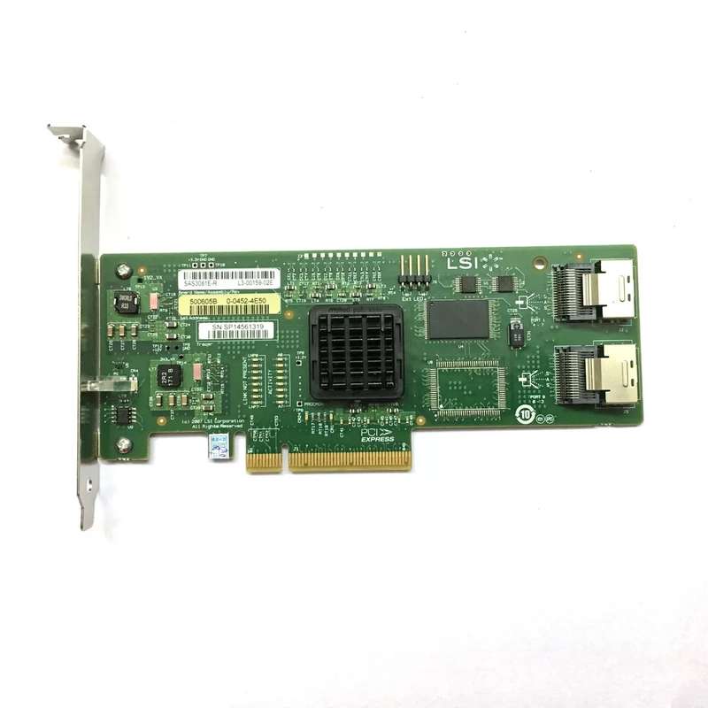 LSI SAS3081E-R 8-Port Internal SATA/SAS 3Gb/s RAID Controller Card (L3-00159-02C)
