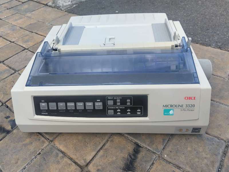Oki Microline 3320 Dot Matrics 9Pin Printer  (USB + Parallel Interface)