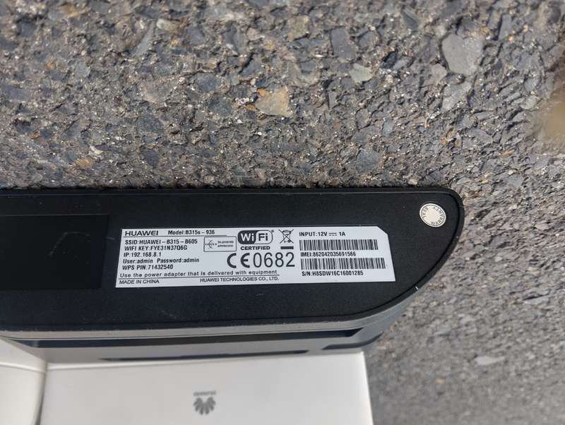 Huawei 4G LTE WIFI Router (Model: B315s-936) | Takes SIM Card