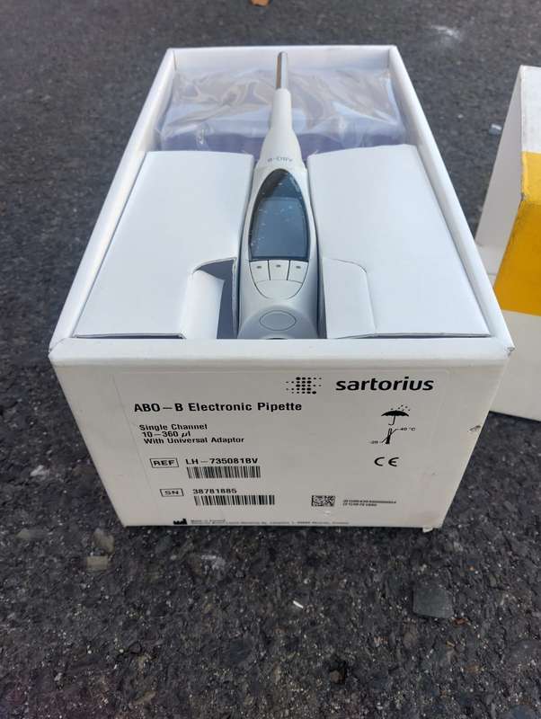 Sartorius ABO-B Electronic Pipette - Single Channel, Volume 10-360 L