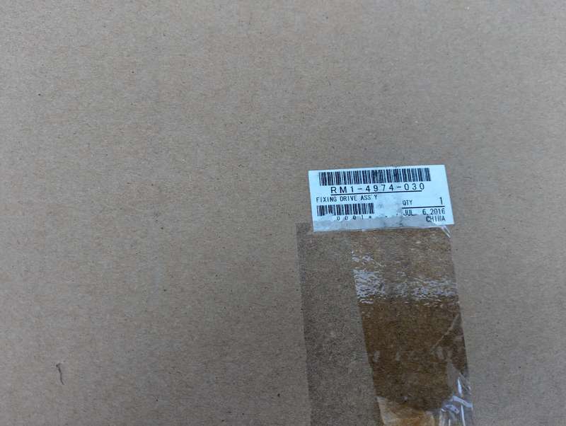 HP Fusing drive assembly - Include fusing motor (M2) duplex capability (RM1-4974-030CN)