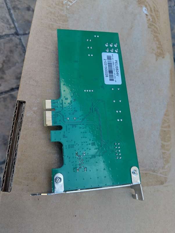 PEUSB24V PCI-E USB3.0 24V 1P+5V 1P