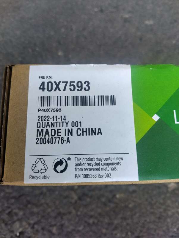 New Genuine Lexmark 40X7593 Pickup Roller Assembly 20040776