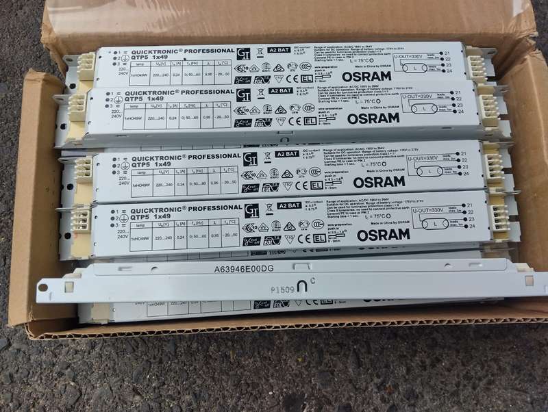 QTP5 1x49 OSRAM Quicktronic Professional Voltage:220  240V (1xHO49W)