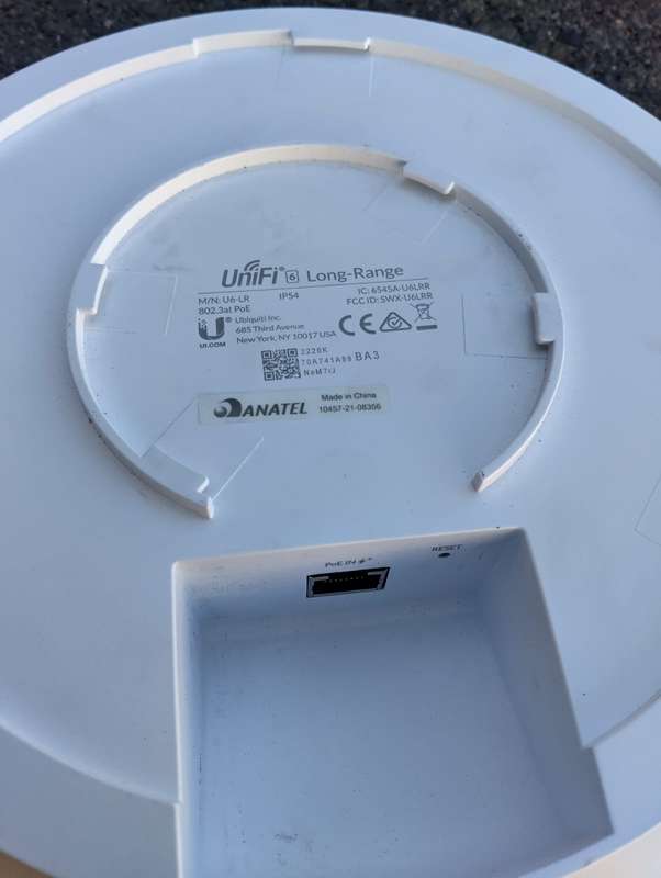 Ubiquiti Unifi 6 U6-LR (Long Range) Access Point (6545A-U6LRR)