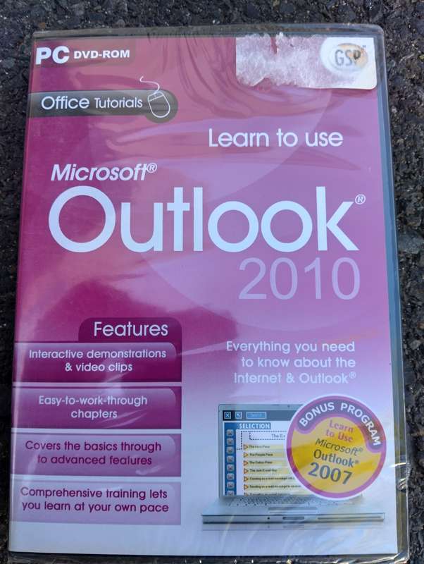 Office Tutorial Microsoft Outlook 2010  PC DVD-ROM