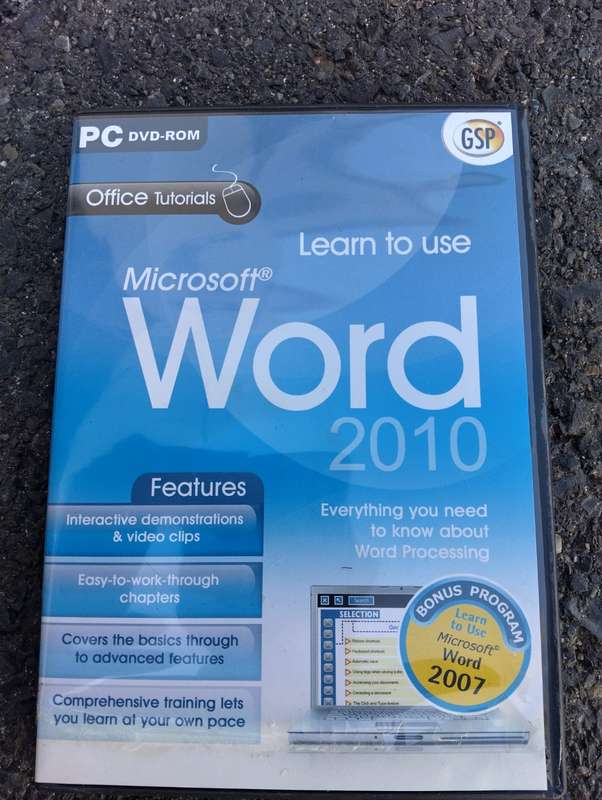 Office Tutorial Microsoft Word 2010  PC DVD-ROM