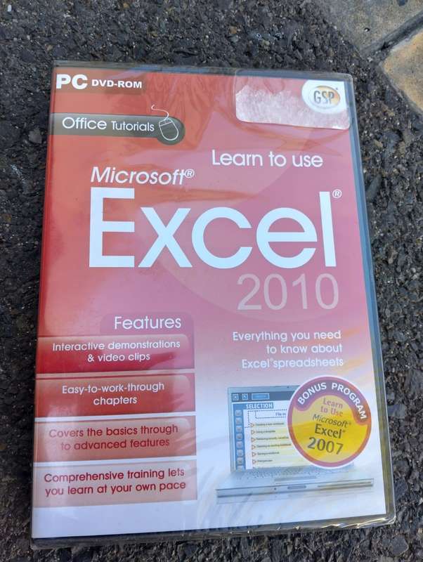 Office Tutorial Microsoft Excel 2010  PC DVD-ROM