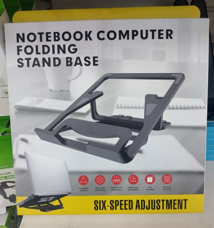 Notebook Computer Folding Stand Base  Six Speed Adjustment