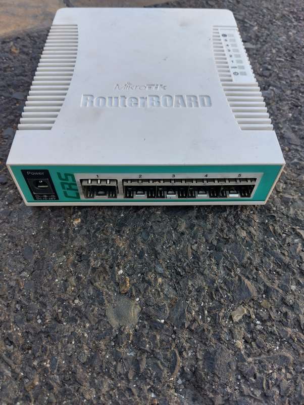 MikroTik Cloud Router Switch 5 Port SFP 1 PoE/SFP Port | CRS106-1C-5S