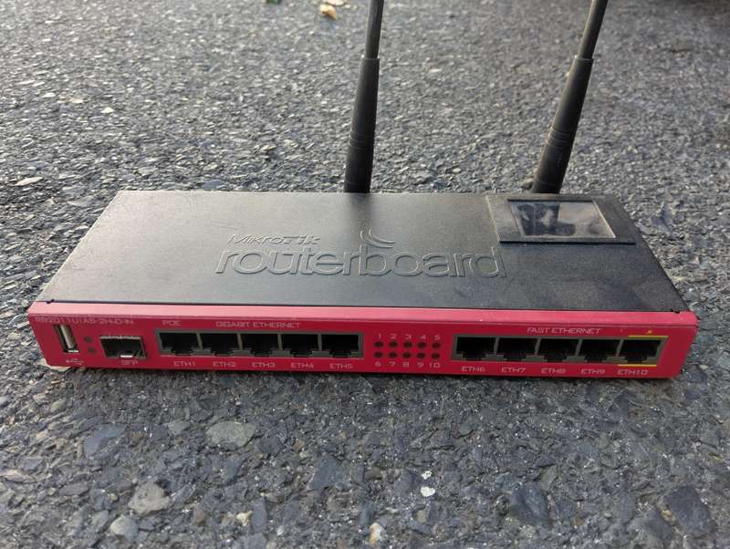 Mikrotik RB2011UIAS-2HND-IN wireless router Gigabit Ethernet Single-band (2.4 GHz)