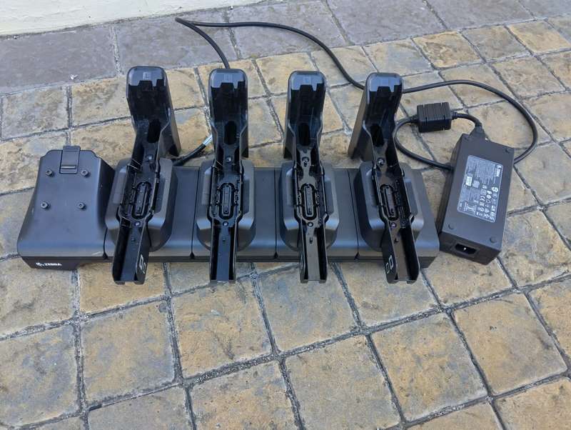 Zebra SHARECRADLE-MC 4 Slot Charging Cradle Dock CRD-ET4K-4S10/1-01