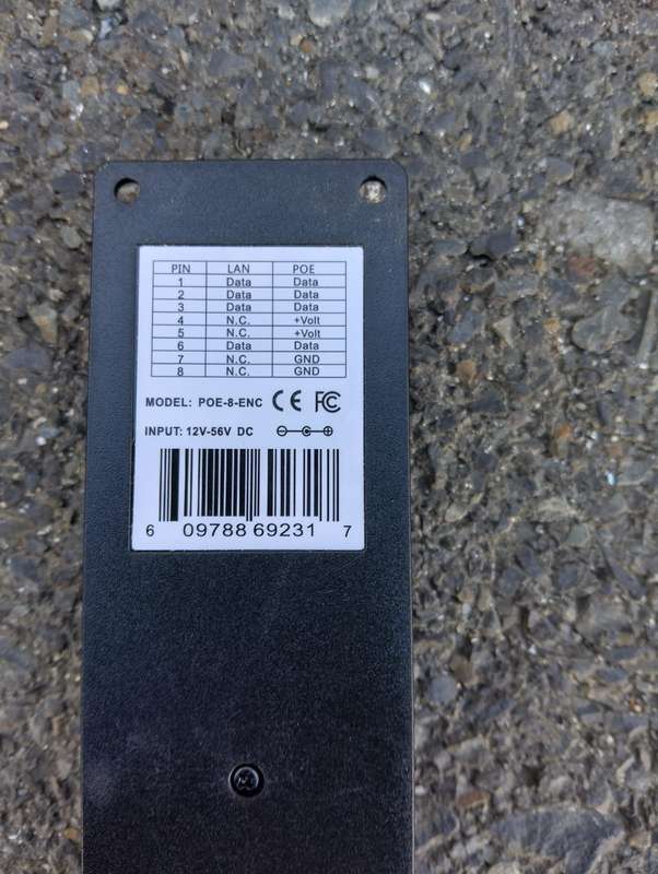 8 Port Multi Port Injector for Power and Data to 8 Devices | POE-8-ENC