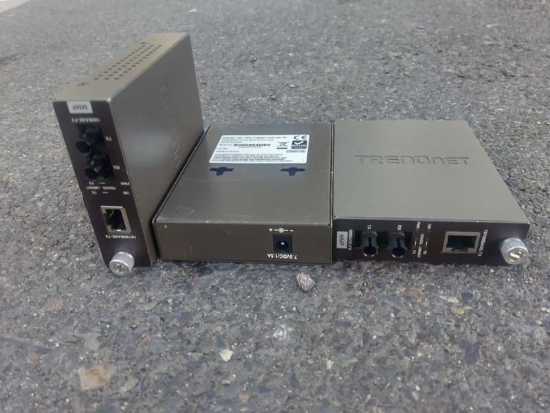 TRENDnet Transceiver Fiber Media Converter TFC-110MST H/W:D3.1R 10/100 Base TX
