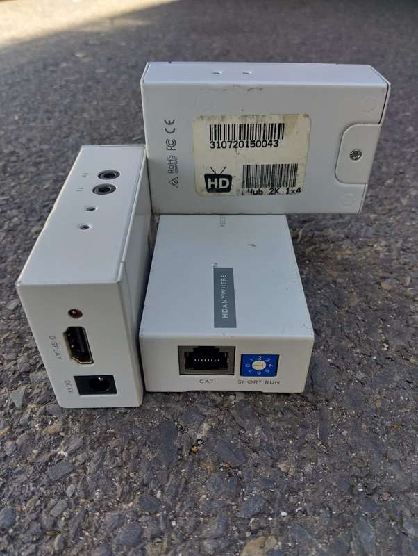 HDANYWHERE - MHUB 2K 1x4 Receiver RX Only (HDMI over Cat 5 /6 Splitter)