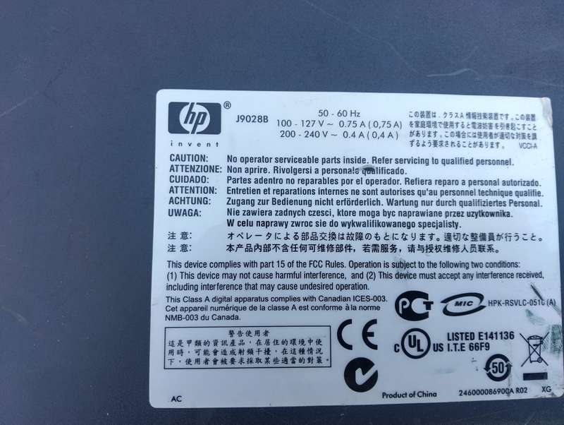 HPE ProCurve Switch 1800-24G is a 24-port 10/100/1000 switch (J9028B)