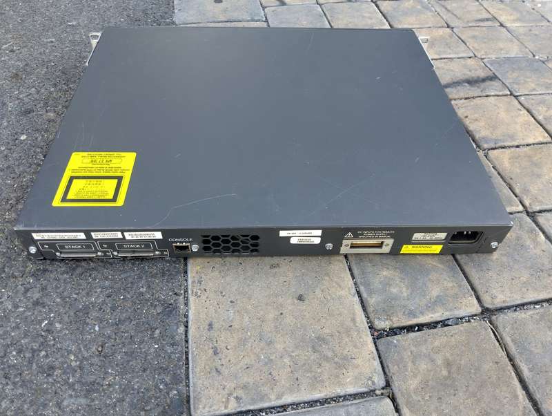 Cisco Catalyst switch 3750G 24 Port 10/100/1000T PoE + 4 SFP + IPB Image