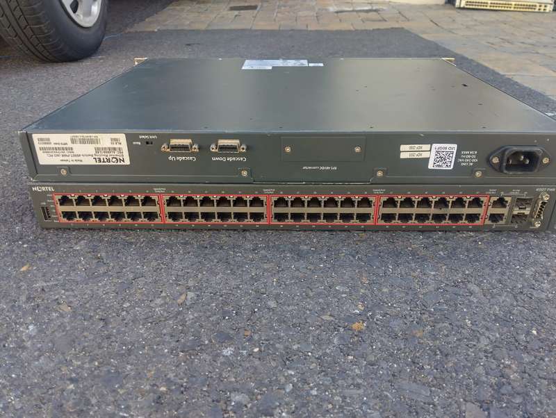 Nortel Avaya Ethernet Routing Switch 4550T-PWR 48 PoE Ports AL4500A12-E6