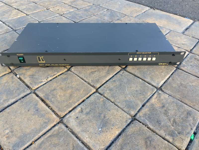 Kramer VP-61xl 6x1 Computer Graphics Video & Balanced Stereo Audio Switcher