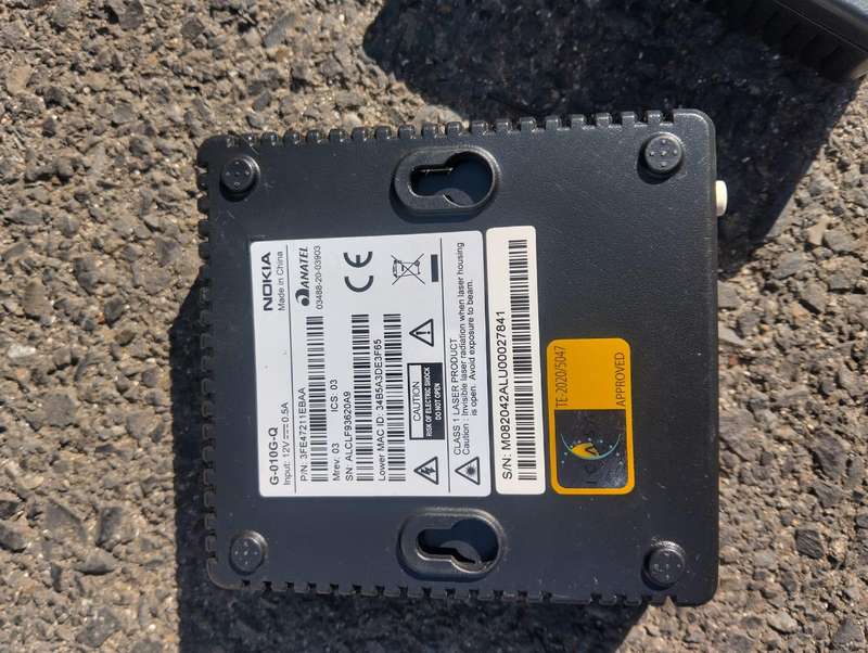 Nokia-ONT G-010G -R Optical Fibre GPON